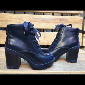 Midnight  blue Aldo Booties